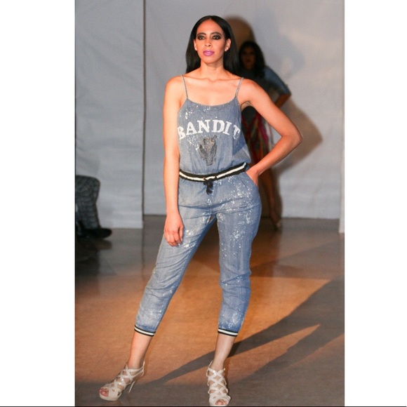 Custom denim jumpsuit - Picture 1 of 2